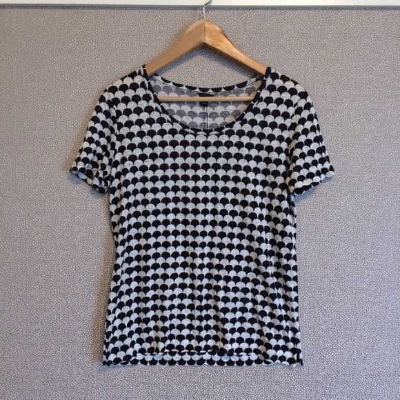 S Ann Taylor Linen Tee - Picture 2 of 8